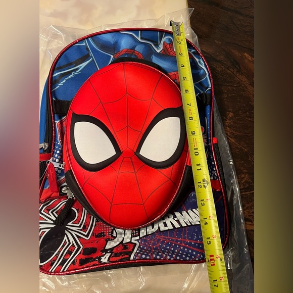 Kids Spider-Man Backpack with Molded Lunch Bag - Picture 11 of 13